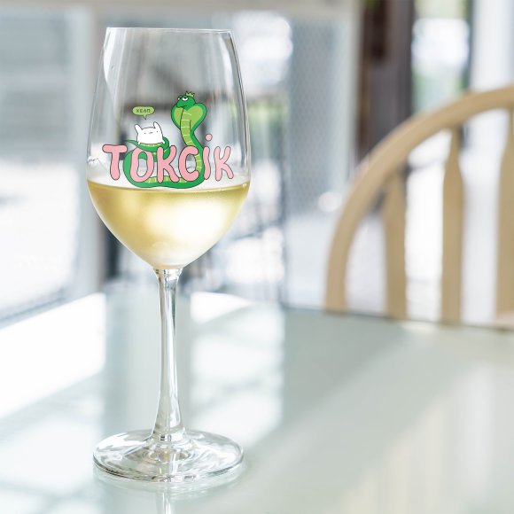 Бокал для вина ORNER х MALIUNOK «Токсик»: Фото