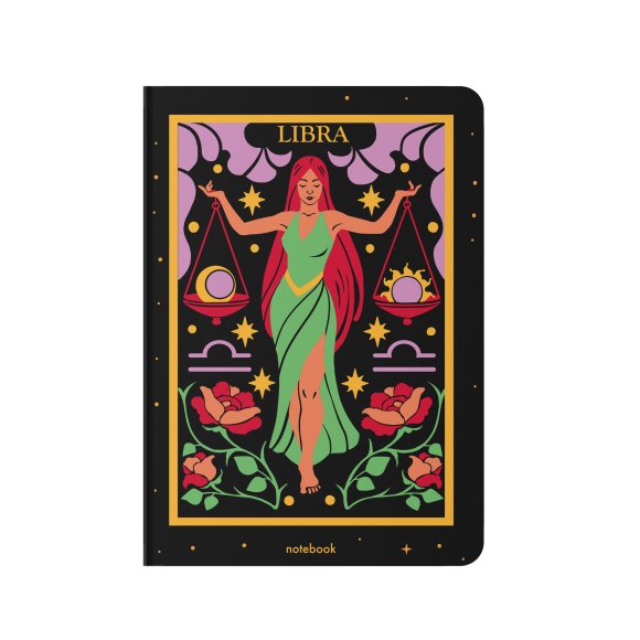 Блокнот в крапку «Знак зодіаку — Терези»: Фото