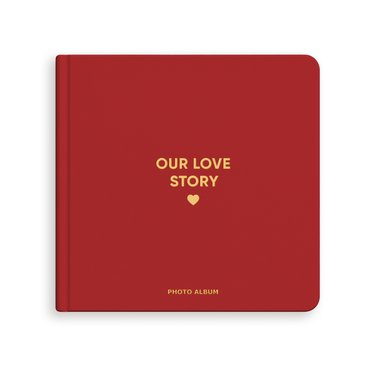 Photo album Our love story red: photo - ORNER