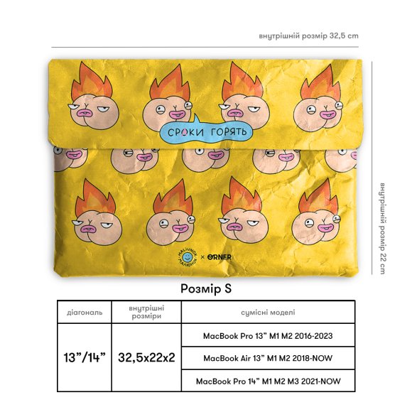 Laptop case "Deadline": Photo