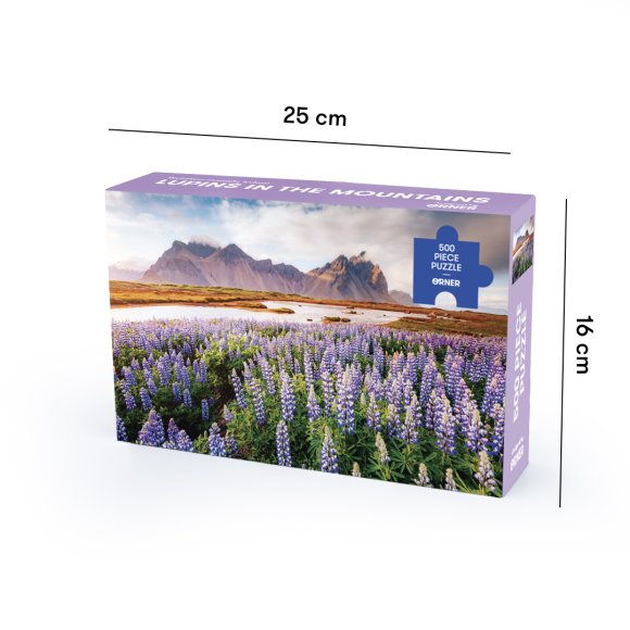 Пазл «Люпины в горах» 500 элементов: Фото