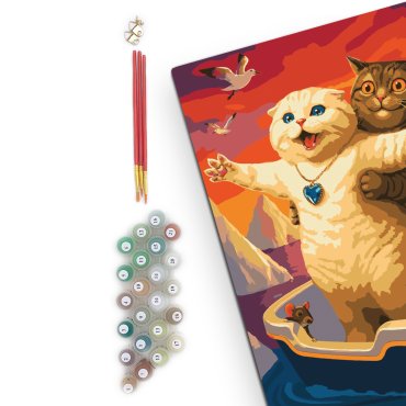 Картина по номерам «Котаник»: Фото - ORNER