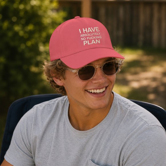 Cap "I HAVE ABSOLUTELY NO FUCKING PLAN" pink: Photo