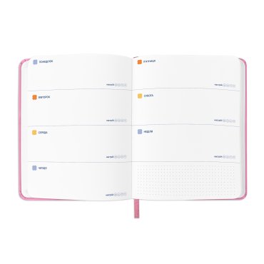 Планер «I HAVE ABSOLUTELY NO PLAN» розовый: Фото - ORNER