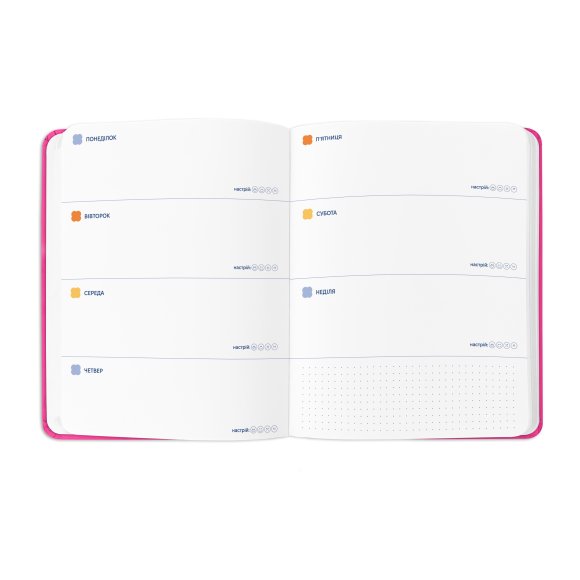 Планер «I HAVE NO PLAN AT ALL» розовый: Фото