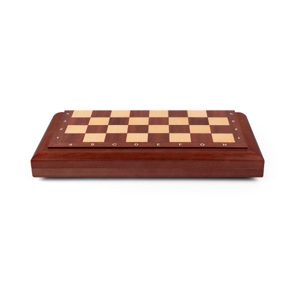 Dark brown wooden chess: Photo