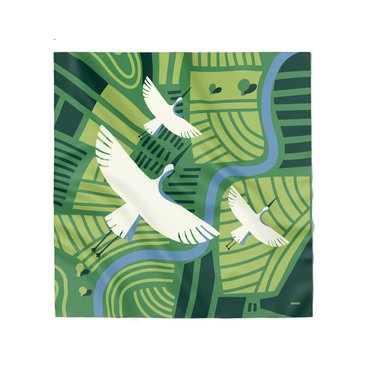 Scarf Ukrainian Fields 85х85 cm: photo - ORNER