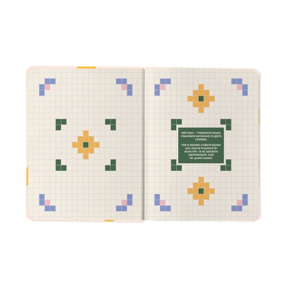 Планер «I HAVE А BLOOMY PLAN» барвистий: Фото