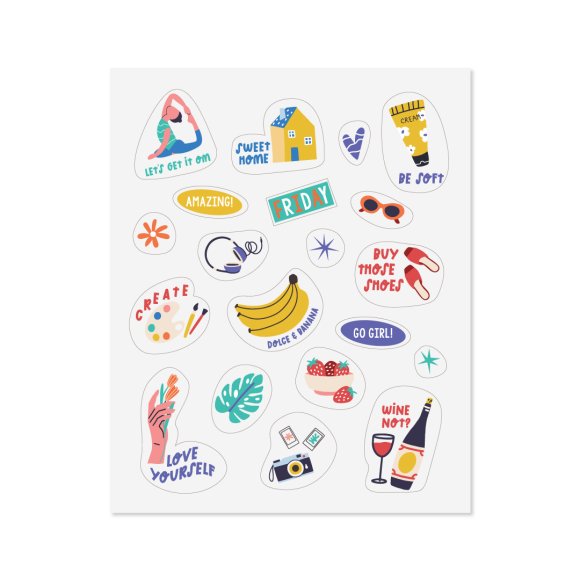 Набор стикеров Фан эдишн: Фото