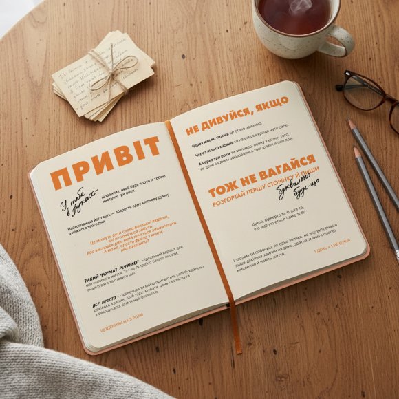 Щоденник на 3 роки «Один день одне речення» світлий: Фото