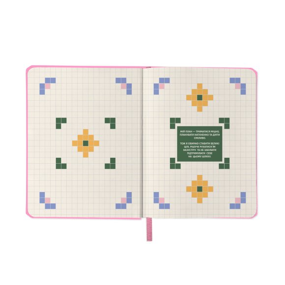 Планер «I HAVE ABSOLUTELY NO PLAN» розовый: Фото