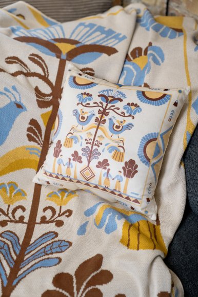 Подушка «Дерево роду» світла: Фото