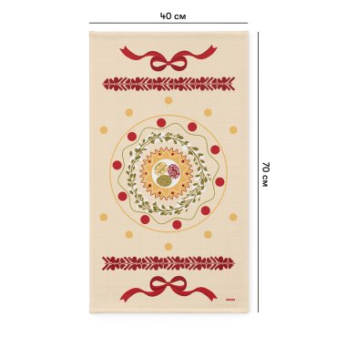 Полотенце «Пасхальная тарелка» 40х70: фото 2 - ORNER