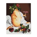 Алмазная мозаика «Кот-гедонист»: Фото