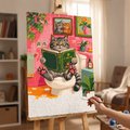 Paint by numbers "Cat on a throne": Photo 6