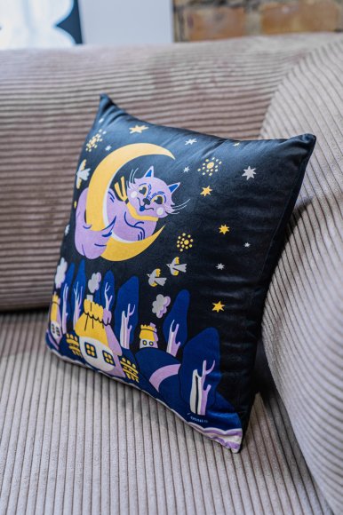 Подушка «Колыбельная» синяя: Фото