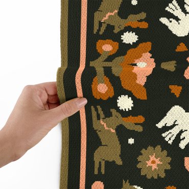 Blanket Harmony of Nature dark: photo 2 - ORNER