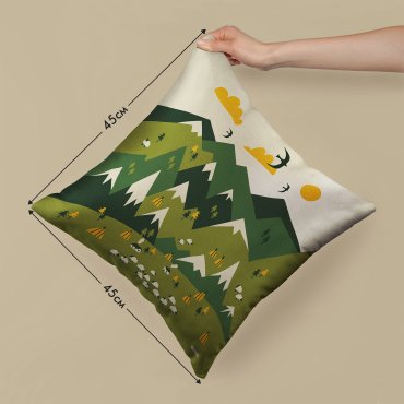 Подушка «Украинские горы»: Фото - ORNER