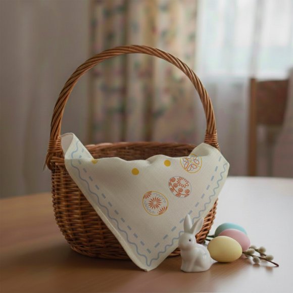 Towel "Easter Moments" light blue 40x70: Photo