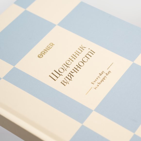 Дневник благодарности «Каждый день» голубой: Фото