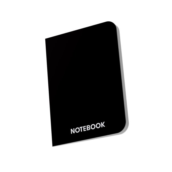 Plaid notebook "Simply black": Photo