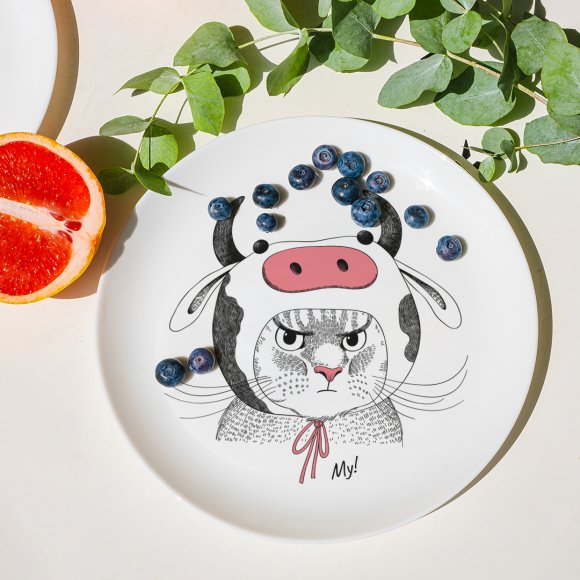 Тарелка «Му: Фото