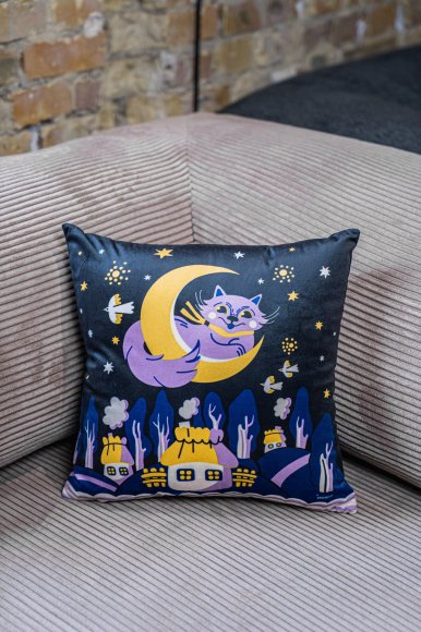 Подушка «Колыбельная» синяя: Фото