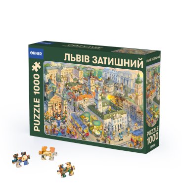 Puzzle Cozy Lviv 1000 elements: photo - ORNER