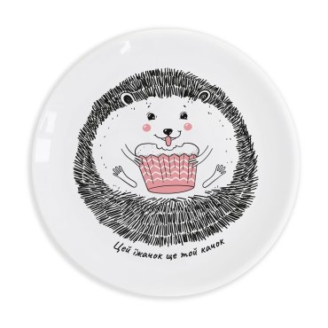 Hedgehog Plate: photo - ORNER