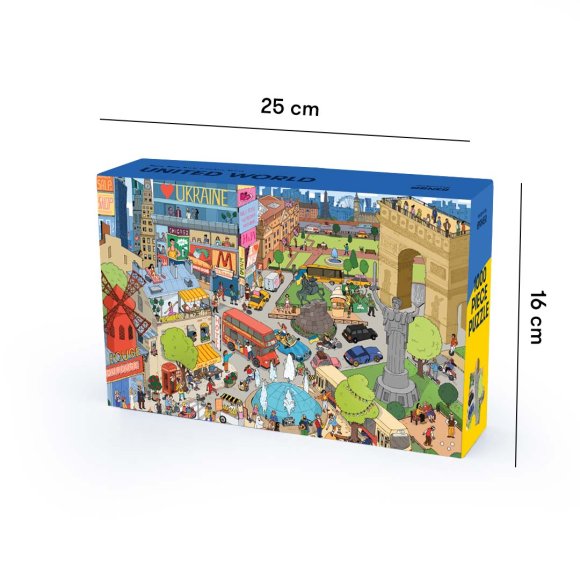 Пазл ORNER «United world» 1000 элементов: Фото