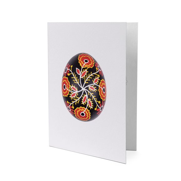 Postcard Pysanka (ritual Easter egg) Lviv oblast, Chervonohrad raion, the village of Torky: Photo