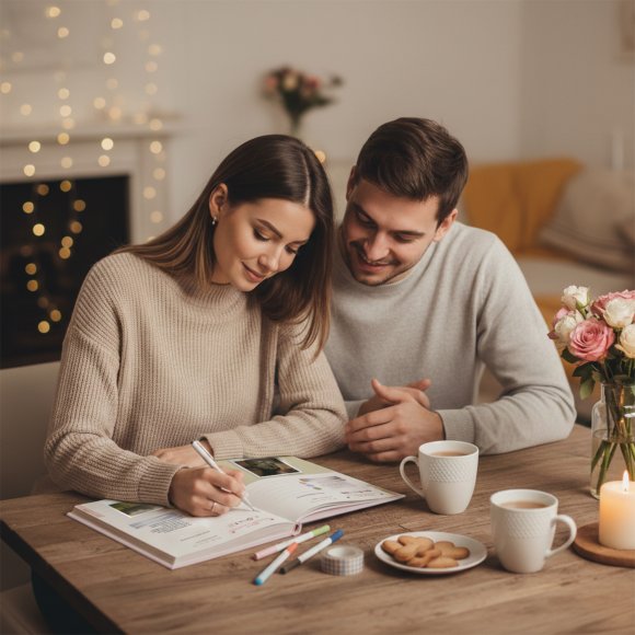 Фотоальбом із завданнями для побачень «54 Неймовірні побачення» світлий: Фото