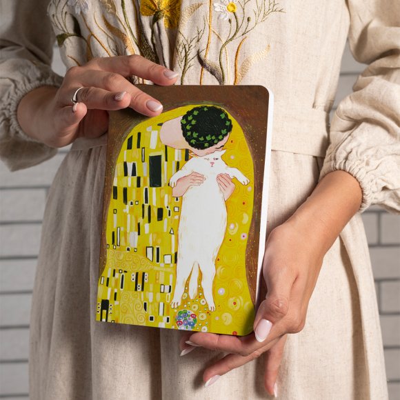 Блокнот у клiтинку ORNER x InnaRuda «Поцілунок»: Фото