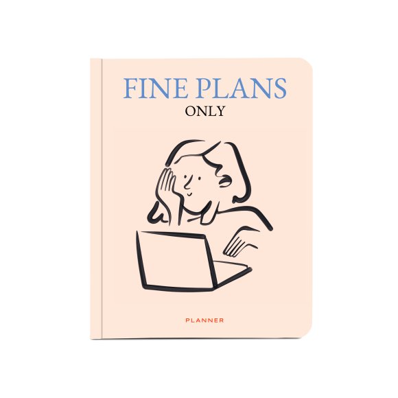 Планер «Fine plans only» бежевый: Фото