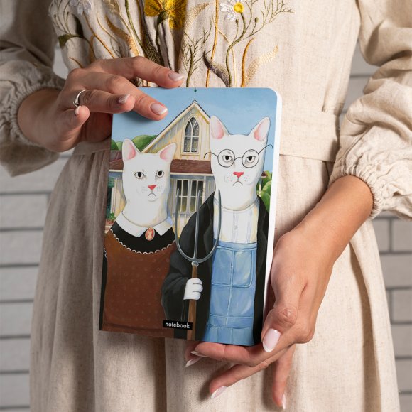 Блокнот у клiтинку ORNER x InnaRuda «Українська Котика»: Фото