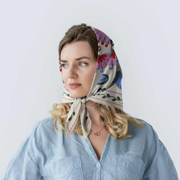 Хустка-косинка «Світове дерево»: Фото