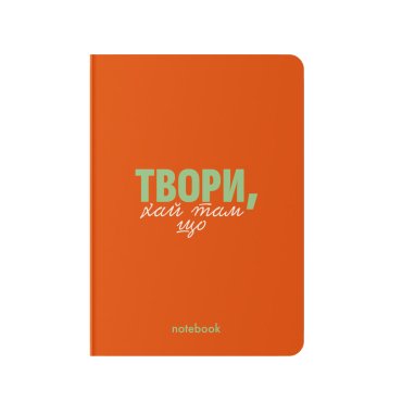 Plaid notebook Create! red: photo - ORNER