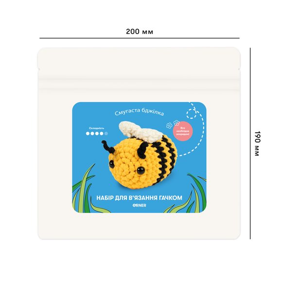 Crochet kit "Bee": Photo