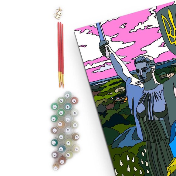 Картина за номерами ORNER Х SestryFeldman «Батьківщина-мати»: Фото