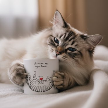 Чашка «Кот выходного дня»: Фото - ORNER