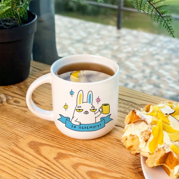 Чашка ORNER х MALIUNOK «Кролик»: Фото
