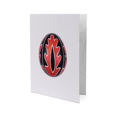 Листівка Писанка «Дубове листя» Запорізька область: фото - ORNER