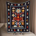 Blanket "Festive" 130х170 cm blue: Photo
