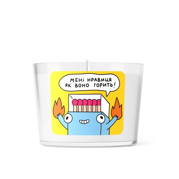 Candle ORNER x MALIUNOK "Spark": Photo