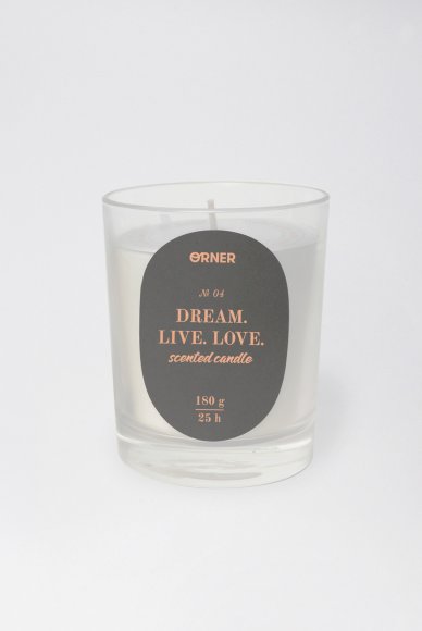 Свеча «DREAM.LIVE.LOVE»: Фото