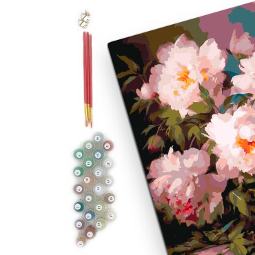 Painting by Numbers: Powdery Peonies: photo 2 - ORNER