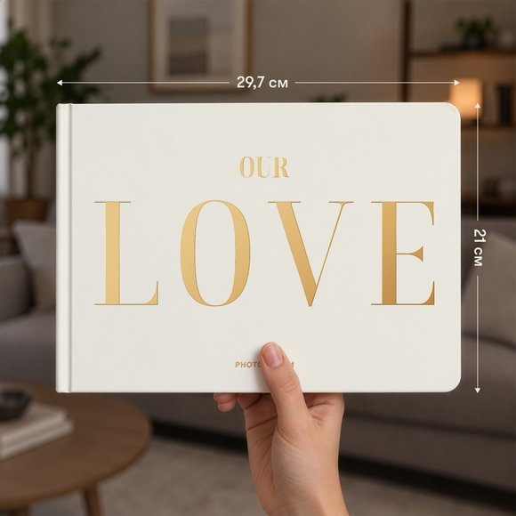 Фотоальбом A4 «Our love» светлый: Фото
