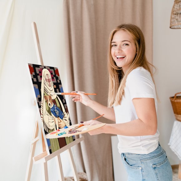 Картина за номерами ORNER x Osmolovska «Мотанка з Патроном»: Фото