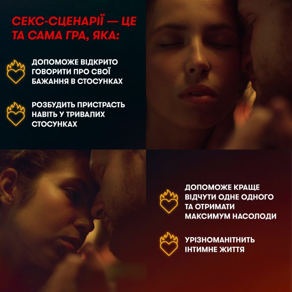 Game for lovers "Sex scenarios": Photo