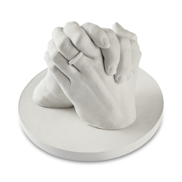 Set for creating a 3D model of hands "For two" in gift packaging: Photo